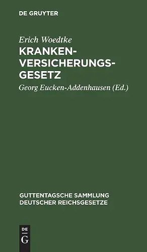 Krankenversicherungsgesetz cover