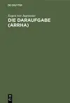 Die Daraufgabe (Arrha) cover