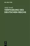 Verfassung des Deutschen Reichs cover