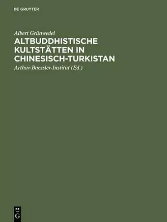 Altbuddhistische Kultstätten in Chinesisch-Turkistan cover