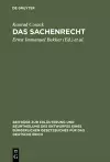 Das Sachenrecht cover