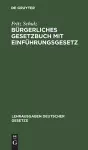 Bürgerliches Gesetzbuch mit Einführungsgesetz cover