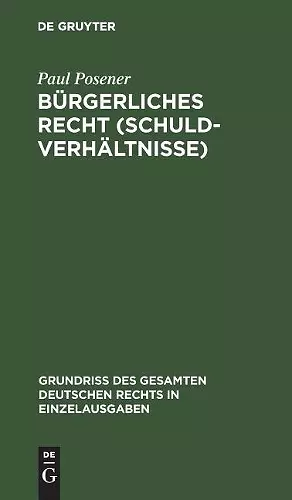 Bürgerliches Recht (Schuldverhältnisse) cover