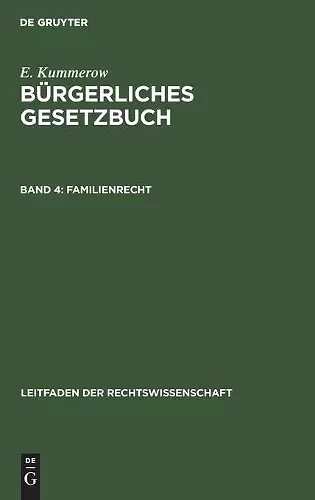 Familienrecht cover