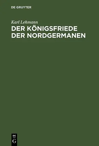 Der Königsfriede der Nordgermanen cover