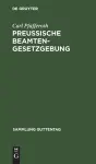 Preußische Beamten-Gesetzgebung cover