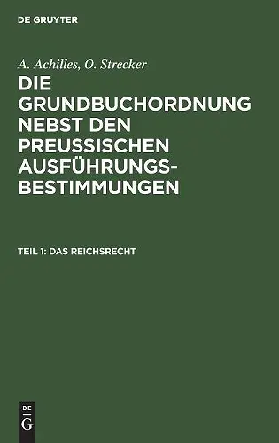 Das Reichsrecht cover