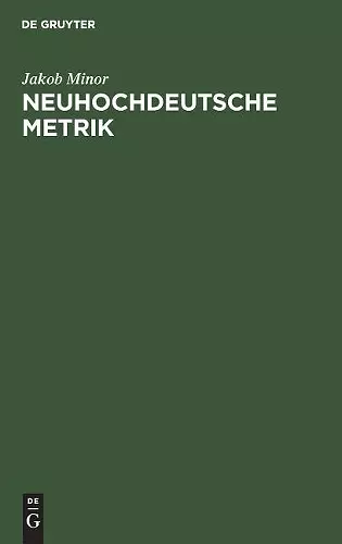 Neuhochdeutsche Metrik cover