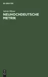 Neuhochdeutsche Metrik cover