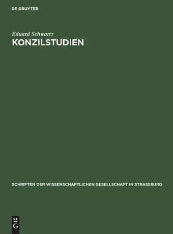 Konzilstudien cover