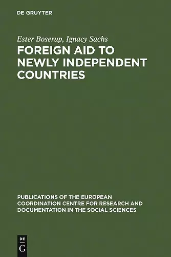 Foreign aid to newly independent countries cover