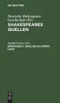 Quellen Zu König Lear cover