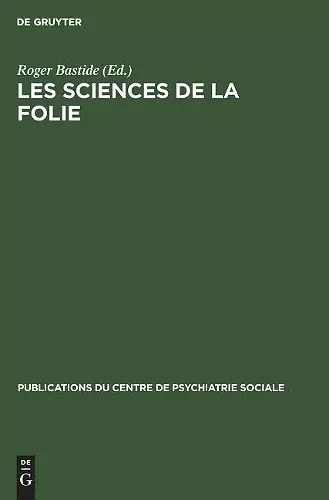 Les sciences de la folie cover
