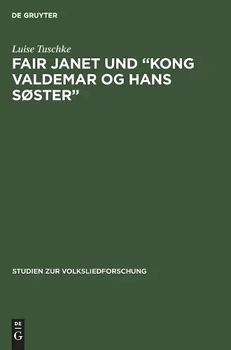 Fair Janet und "Kong Valdemar og hans Søster" cover