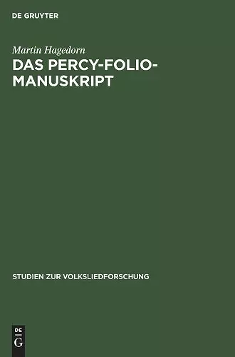 Das Percy-Folio-Manuskript cover