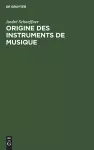 Origine des instruments de musique cover