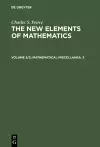 Mathematical Miscellanea. 2 cover