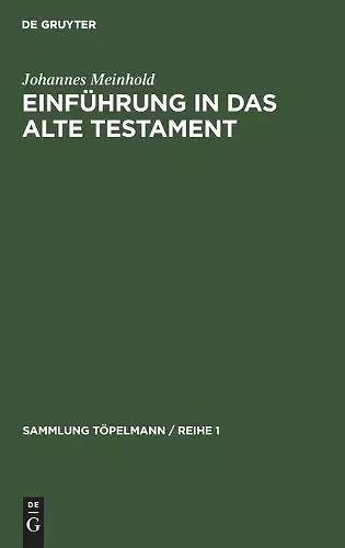 Einführung in Das Alte Testament cover