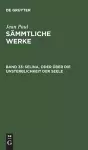 Sämmtliche Werke, Band 33, Selina, oder über die Unsterblichkeit der Seele cover