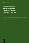 Fragmenta Poetarum Comoediae Novae cover