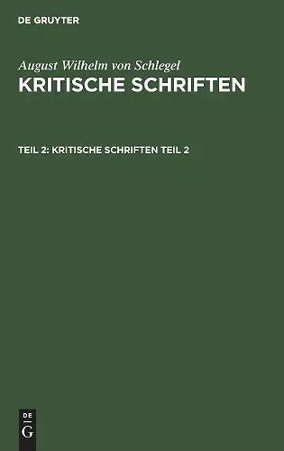 Kritische Schriften cover