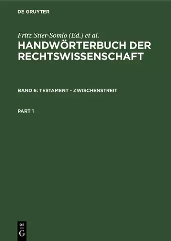 Testament - Zwischenstreit cover