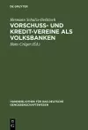 Vorschuss- und Kredit-Vereine als Volksbanken cover