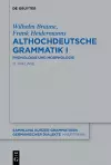 Althochdeutsche Grammatik I cover