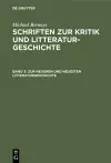 Zur Neueren Und Neuesten Litteraturgeschichte cover