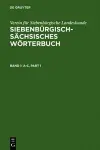 Siebenbürgisch-Sächsisches Wörterbuch cover