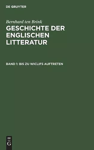 Bis Zu Wiclifs Auftreten cover