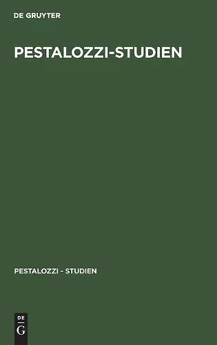 Pestalozzi-Studien cover