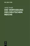 Die Verfassung des Deutschen Reichs cover