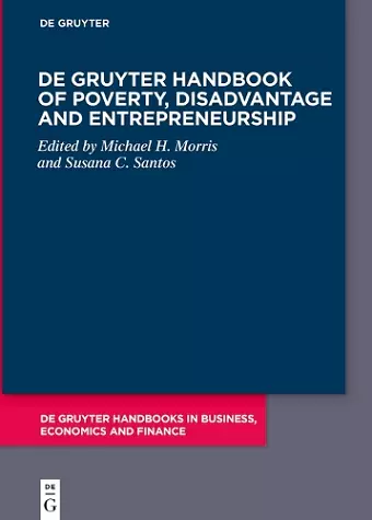 De Gruyter Handbook of Poverty, Disadvantage and Entrepreneurship cover