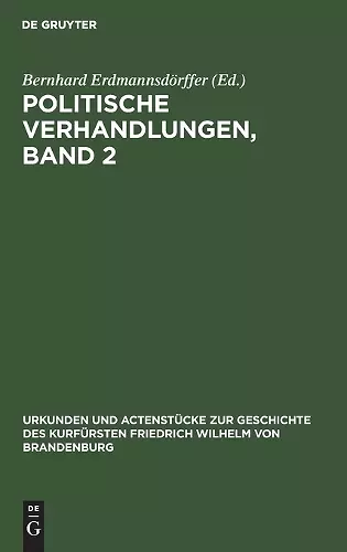 Politische Verhandlungen, Band 2 cover