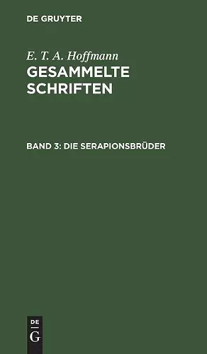 Die Serapionsbrüder cover