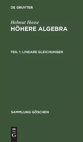 Lineare Gleichungen cover