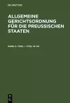 Theil I. Titel 14-34 cover