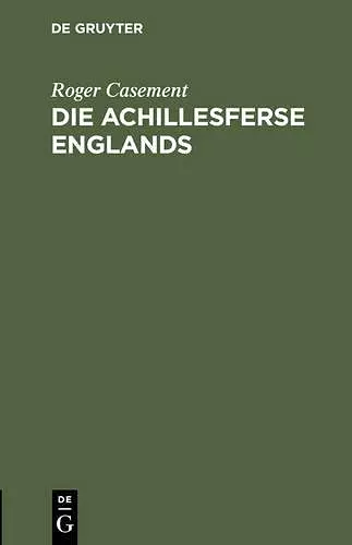 Die Achillesferse Englands cover