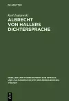 Albrecht von Hallers Dichtersprache cover
