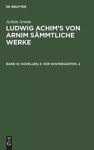 Novellen, 6: Der Wintergarten, 2 cover