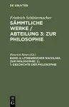 Sämmtliche Werke / Abteilung 3 cover