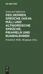 Des Hehren Sprüche (Hâva mâl) und altnordische Sprüche, Priameln und Runenlehren cover