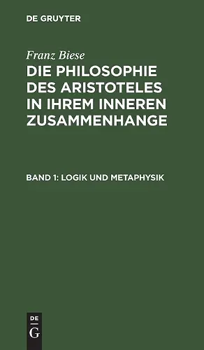 Logik und Metaphysik cover