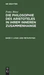 Logik und Metaphysik cover