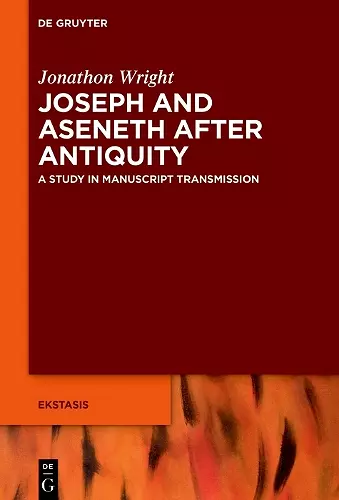 Joseph and Aseneth After Antiquity cover