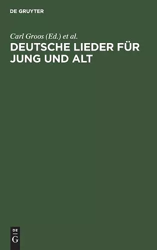 Deutsche Lieder für Jung und Alt cover