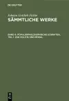 Populärphilosophische Schriften, Teil 1. Zur Politik Und Moral cover