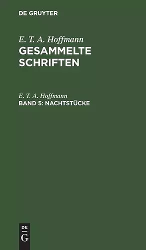 Nachtstücke cover