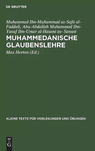 Muhammedanische Glaubenslehre cover